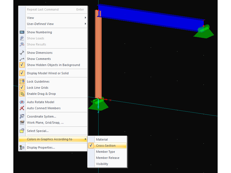 在图形中排列颜色