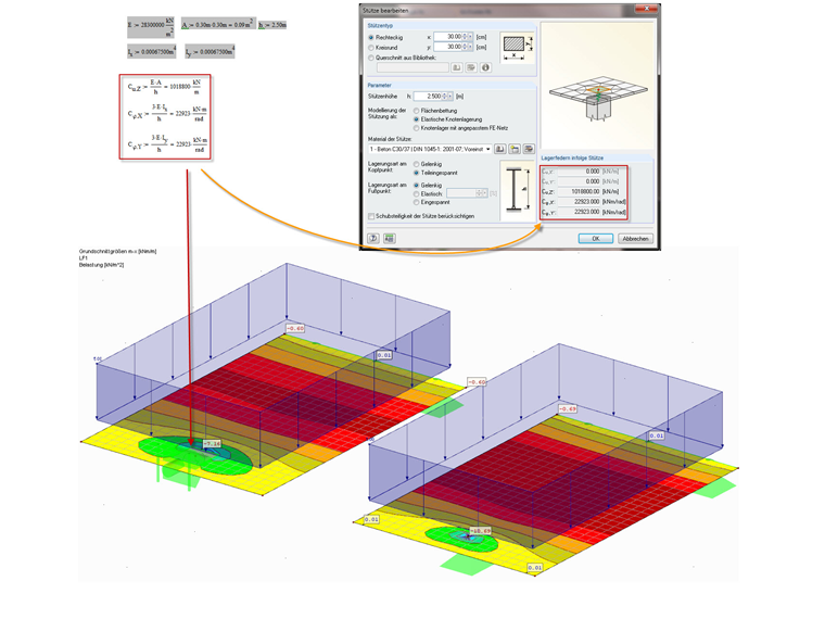 柱子弹簧的计算