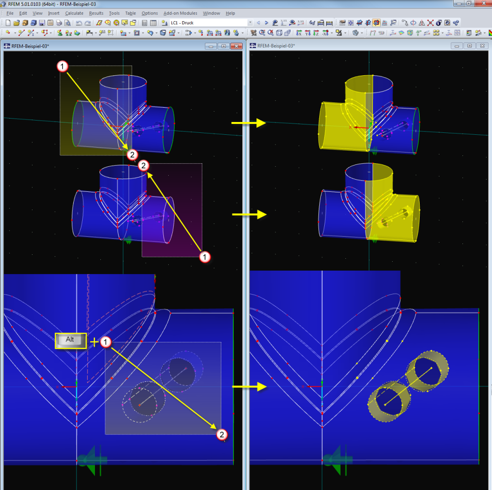 从左到右的选择