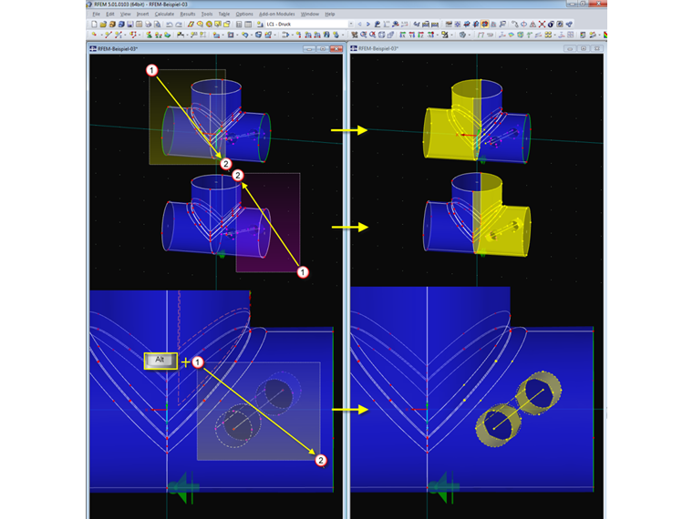 从左到右的选择