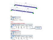在杆件1中心输入侧向约束