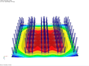 带货架荷载的底板