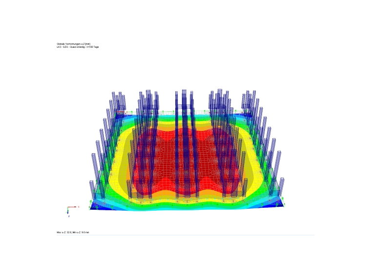 带货架荷载的底板