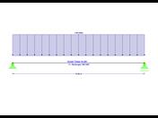 无侧向支撑和扭转约束的单跨梁