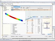 Stabilitätsnachweis nach Abschnitt 6.3.4 mit Anzeige der Eigenform
