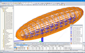 木结构和钢结构飞艇的 RFEM 模型(© Ing. šrůtek)
