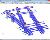 RFEM 中的支座结构模型（©GHI）