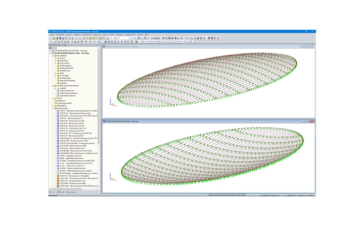 RSTAB 中膜的替换模型（© zapf & co.）