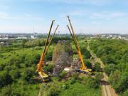 Montage des Aussichtsturms (© Aleš Jungmann)