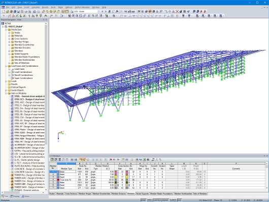 装卸码头 | 使用RSTAB设计的客户项目