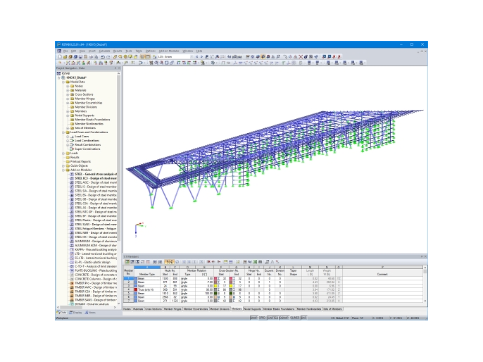 装卸码头 | 使用RSTAB设计的客户项目