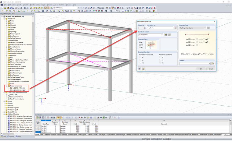 杆件类型“空”