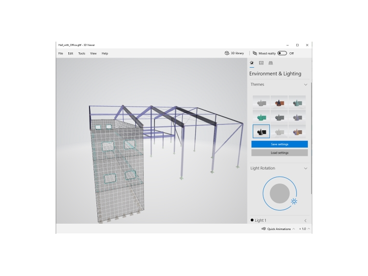 3D 浏览器中的 glTF 模型