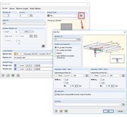 带有集成宽度的肋