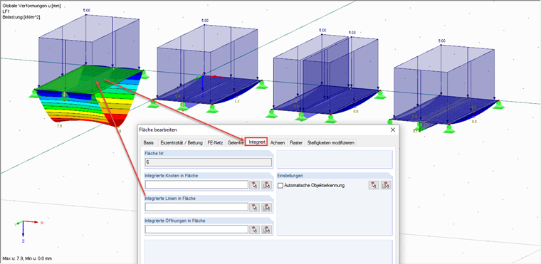 面上的集成对象