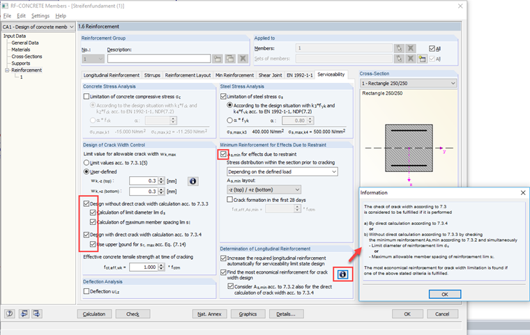确定纵向钢筋的设置
