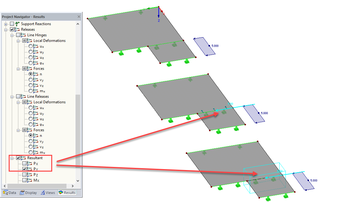 将合力显示为力