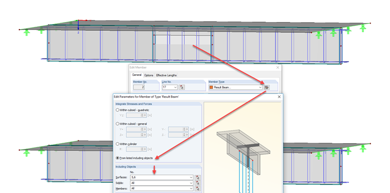 定义整个洞口的结果梁