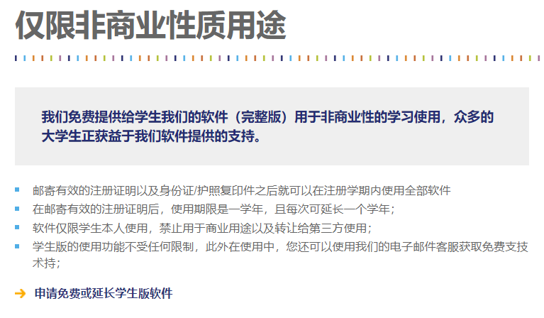 学生版本的条件