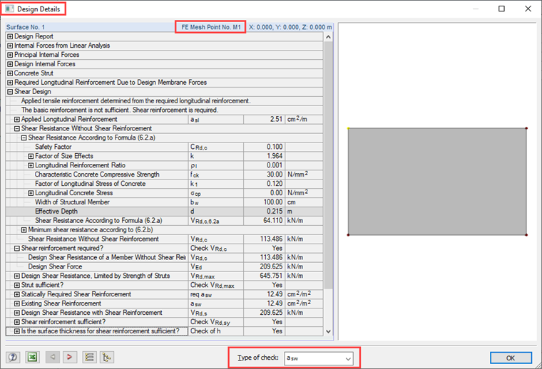 所选位置的设计详细信息