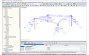 Cable tensions after form-finding in RFEM
