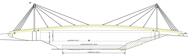 干流木结构人行桥的结构分析与设计