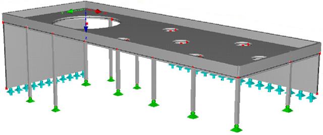 点和线支撑的钢筋混凝土板在考虑屈服支座条件时考虑不同的离散选项的计算机辅助分析与设计的参数研究