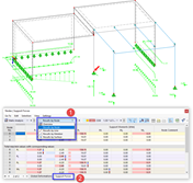 选择“节点 | 支座反力'表