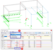 选择“节点 | 支座反力'表