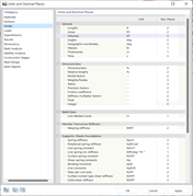 功能特征001993 | 全局单位设置