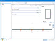 编辑杆件组的表格，重点为设计类型和铝合金截面。