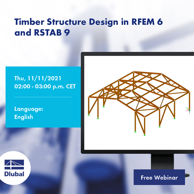 Timber Structure Design in RFEM 6 and RSTAB 9