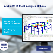 RFEM 6 中的 AISC 360-16 钢结构设计