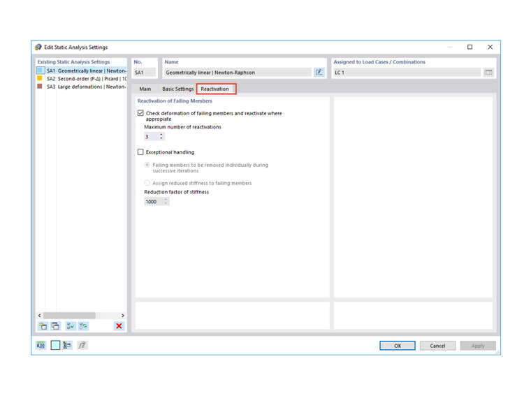 常见问题解答 005143 | RSTAB 如何处理非线性问题？