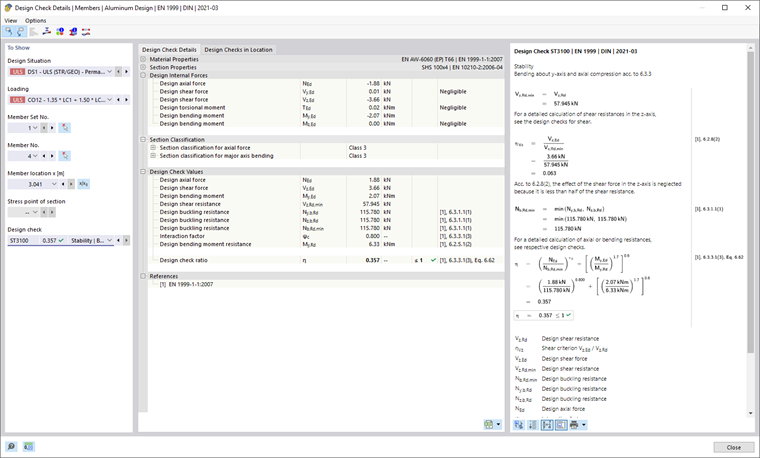 铝合金结构设计验算细节