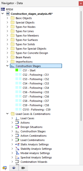 施工阶段导航器
