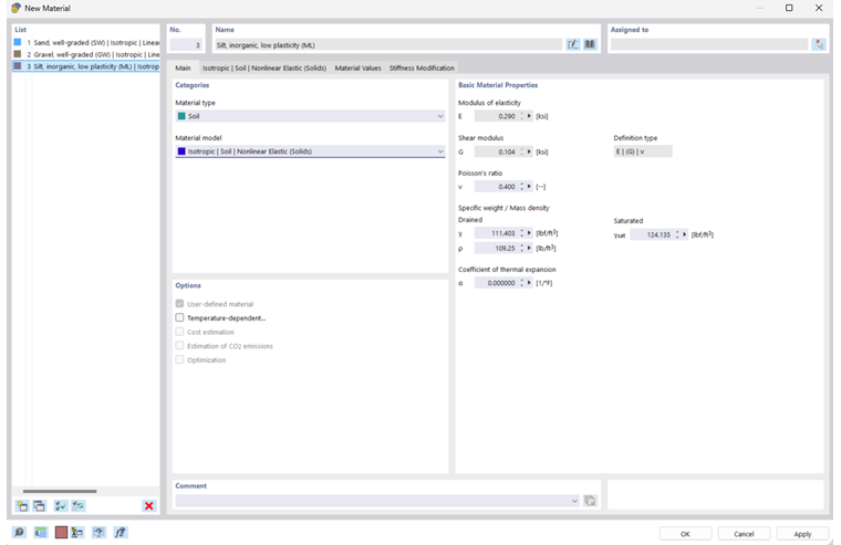 “土”类型的材料