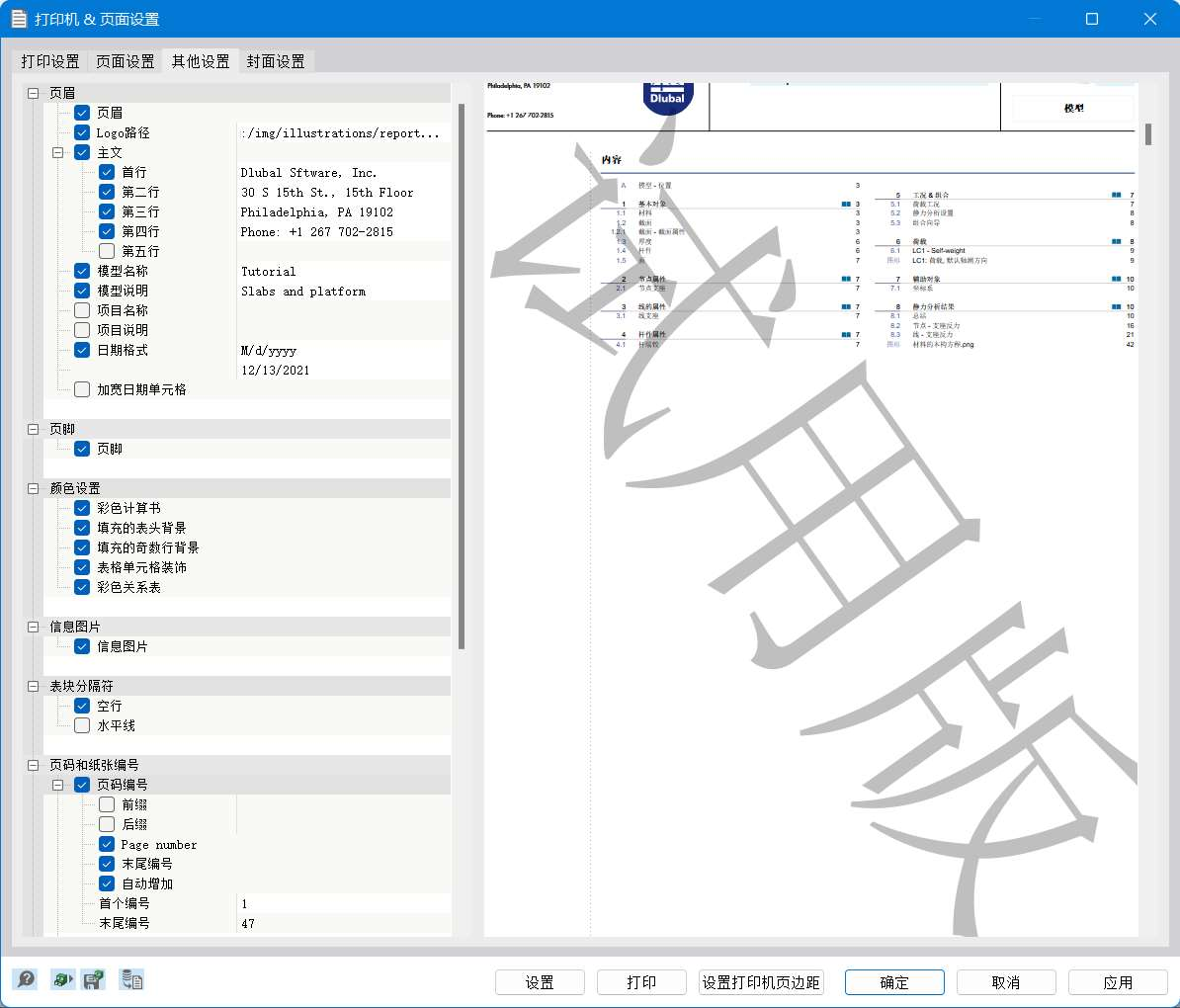 在标题中定义公司名称