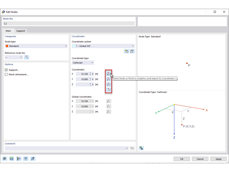 常见问题解答 005196 | 是否可以导入另一个点的坐标？