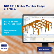 NDS 2018 木杆件设计\n RFEM 6