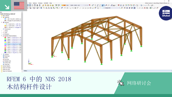 使用 RFEM 6 根据 NDS 2018 进行木杆件设计