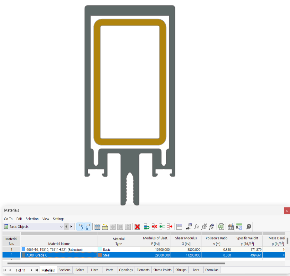 在表格中选择对象