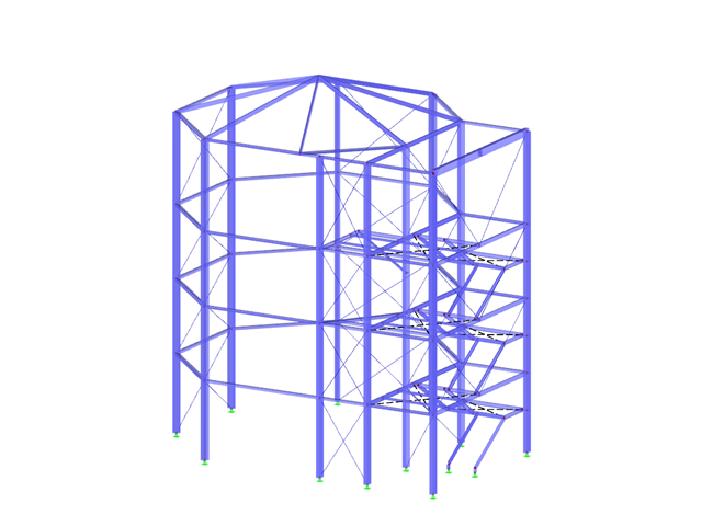 布拉格 舒特卡 游泳馆支座钢结构设计与分析