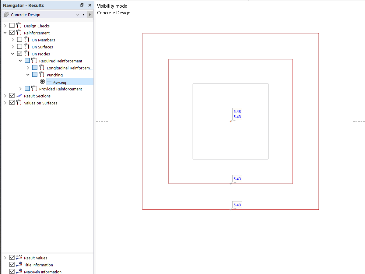 KB 001741 | RFEM 6 中根据 ACI 318-19 和 CSA A23.3-19 的冲切验算