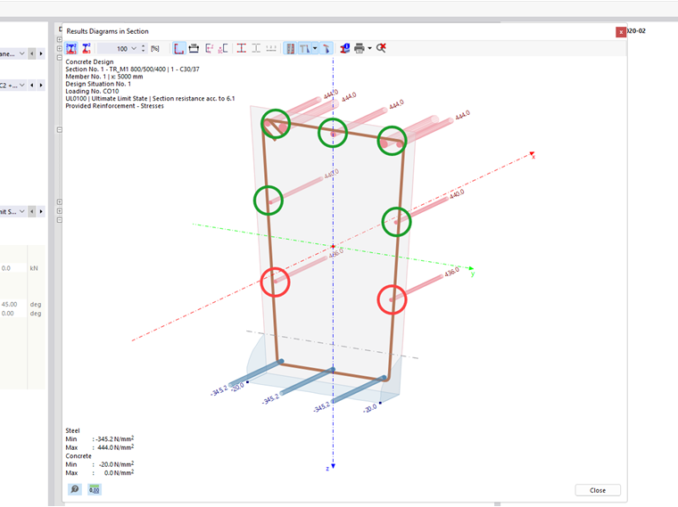FAQ 005279 | 即使已经满足了杆件的所有设计要求，我仍然得到一个“未覆盖的配筋”。 原因是什么？