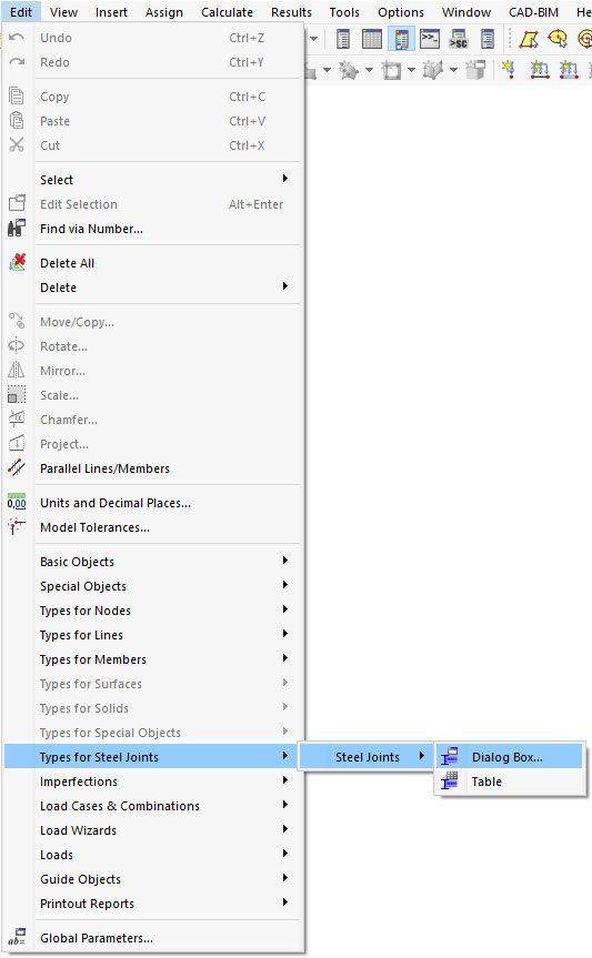 菜单栏 -【编辑】