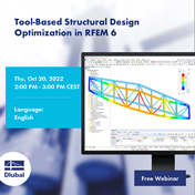 RFEM 6 中基于工具的结构设计优化