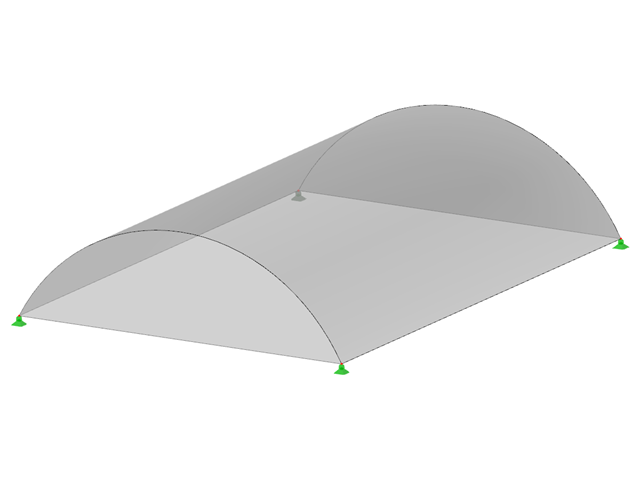 模型 ID 2033 | SHC025 | 筒形拱顶