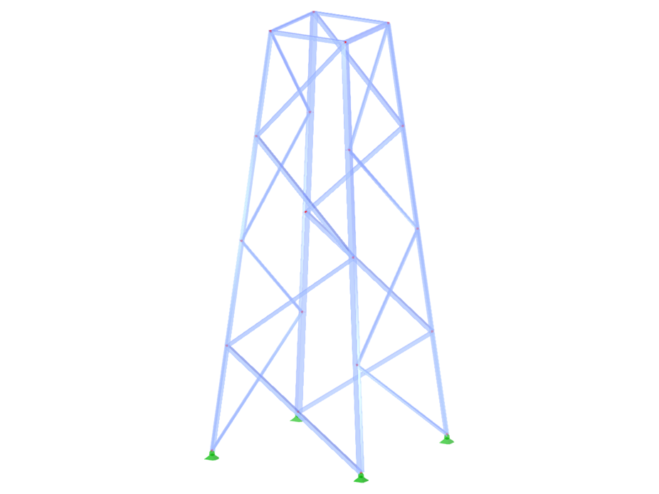 模型 ID 2089 | TSR012-a | 格构式塔架