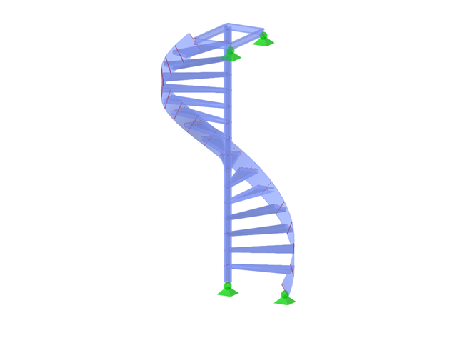 模型 ID 3096 | STS026-crv-b | 楼梯 | 螺旋形 | 左上-左